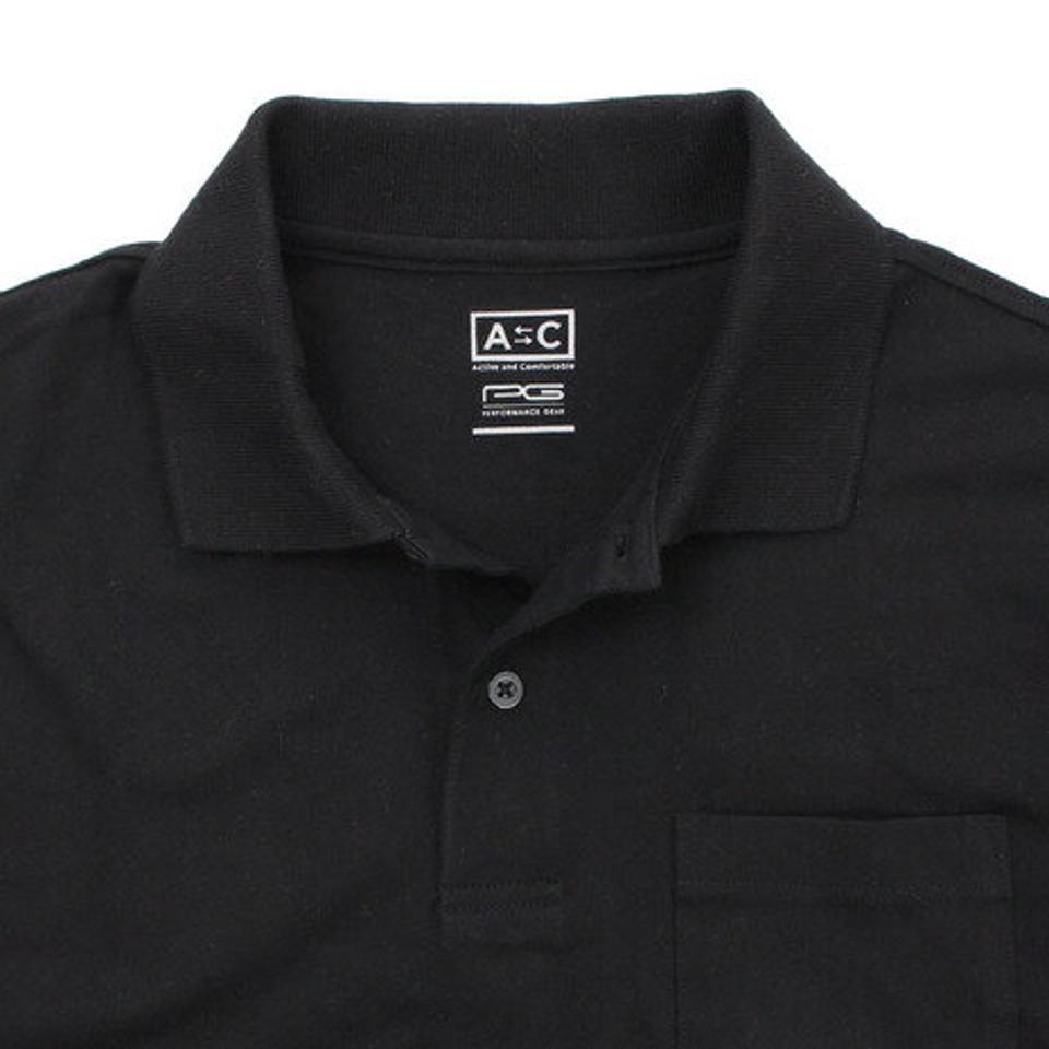 エーシーピージー（ACPG） リブ襟天竺ポロシャツ 871PA9CD6360BLK オンライン価格 （メンズ）