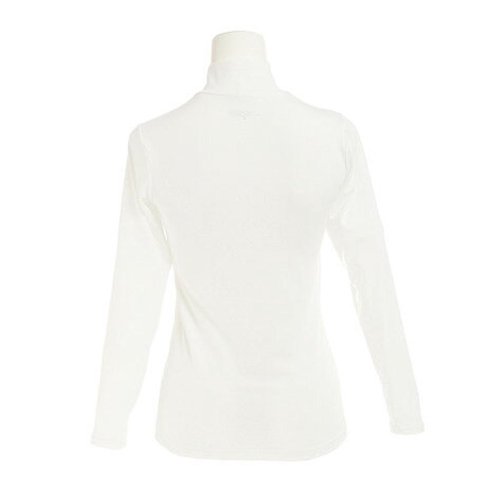 【2点10%OFFクーポン 7/15まで】エックスティーエス（XTS） テニス ストレッチ ハイネック 長袖シャツ 733G6ES2856WHT （レディース）