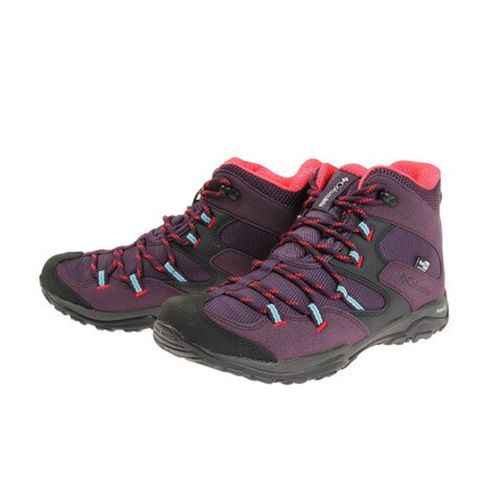 コロンビア（Columbia）（レディース）セイバー5ミッドアウトドライ Dark Plum YL2365 ハイキング トレッキング アウトドア 登山靴 防水