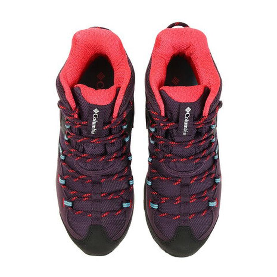 コロンビア（Columbia）（レディース）セイバー5ミッドアウトドライ Dark Plum YL2365 ハイキング トレッキング アウトドア 登山靴 防水