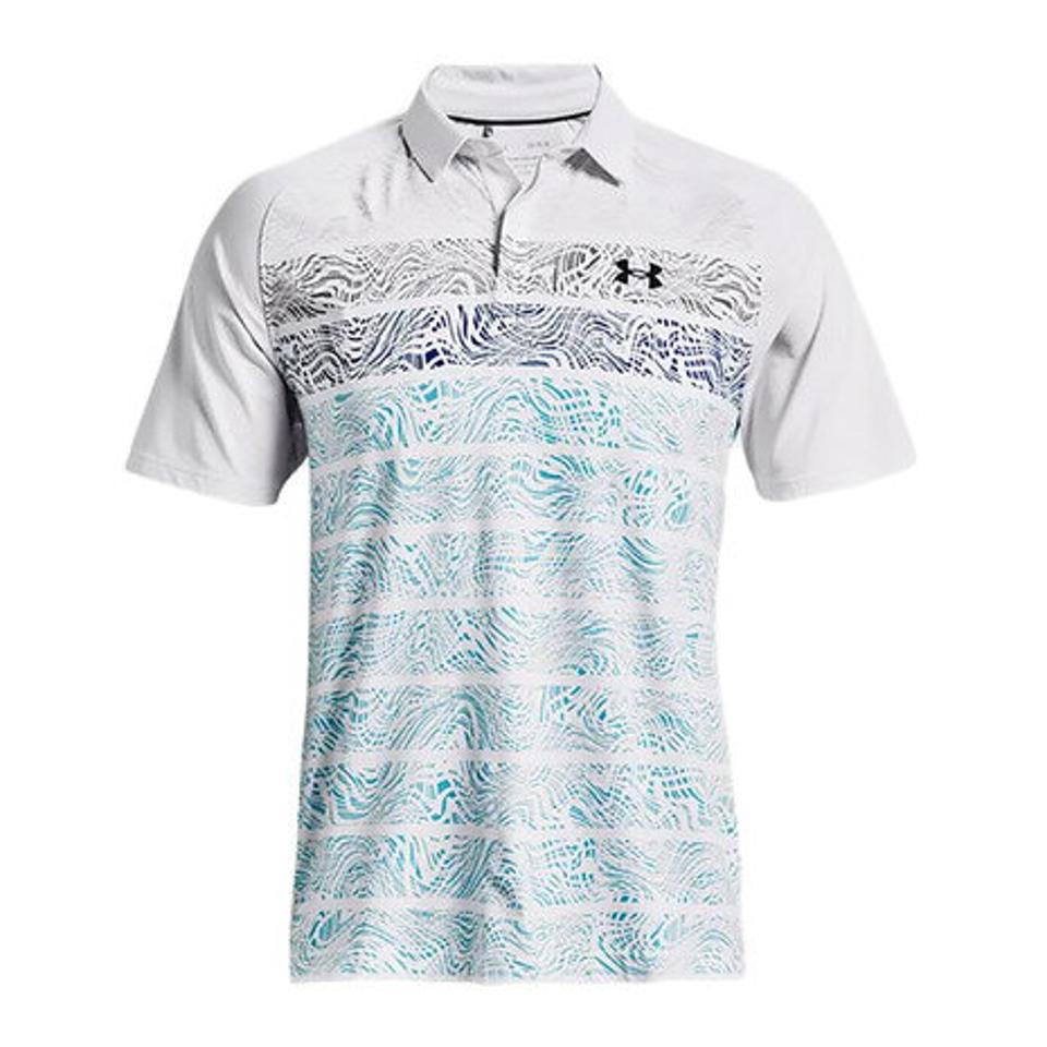 アンダーアーマー（UNDER ARMOUR）（メンズ） ゴルフウェア ひんやり冷感 アイソチル 半袖ポロシャツ 1370093