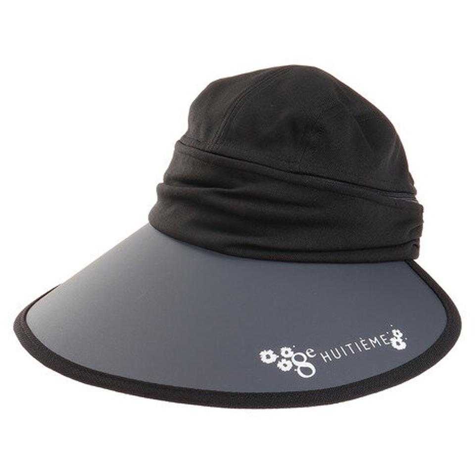 【5/15限定 エントリー&3点以上ご購入でP最大10倍】【ポイント20倍】ウィッテム(HUITIEME) テニス バイザーキャップ HU20S22LS733104BLK 【吸汗速乾/UVカット】 (レディース)