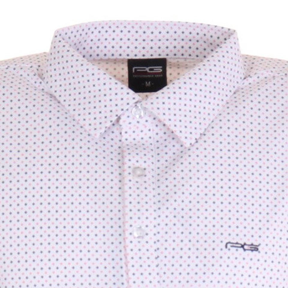 パフォーマンスギア（PG） ゴルフ ポロシャツ 総柄プリントポロシャツ 403PG21HD0001-WHT （メンズ）