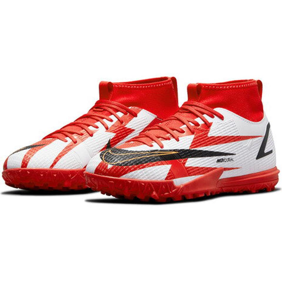 ナイキ（NIKE） ジュニアサッカートレーニングシューズ マーキュリアル スーパーフライ 8 アカデミー CR7 TF DB2679-600 （キッズ）