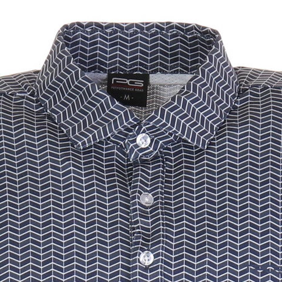 パフォーマンスギア（PG） ゴルフ ポロシャツ ホールメッシュポロシャツ 403PG21EG0005-NVY （メンズ）