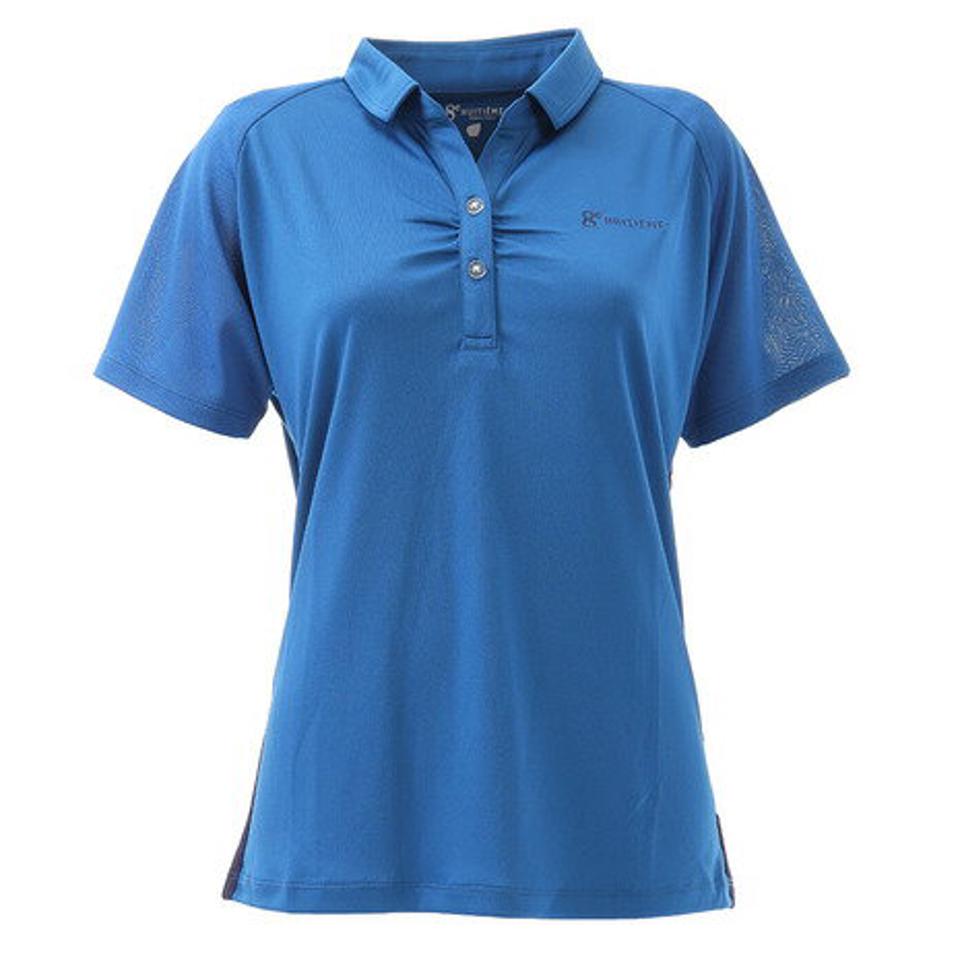 ウィッテム（HUITIEME） テニス 半袖ポロシャツ HU20S03LS733011BLU 【吸汗速乾/UVカット】 （レディース）