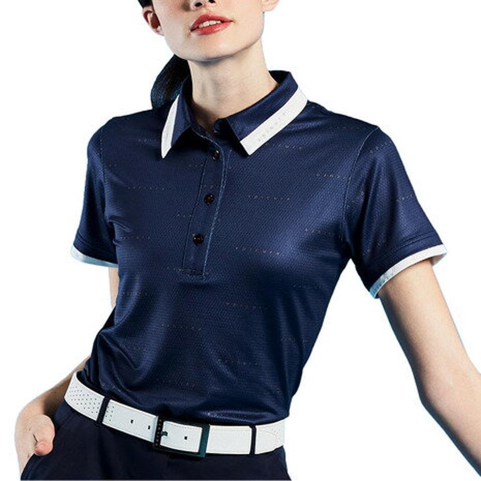 エピキュール（epicure）（レディース）ゴルフウエア レディース エンボスガラポロシャツ 152-22341-098