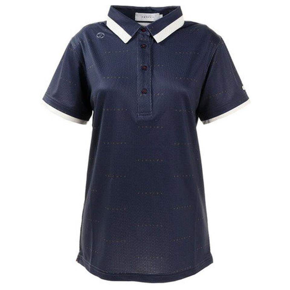 エピキュール（epicure）（レディース）ゴルフウエア レディース エンボスガラポロシャツ 152-22341-098