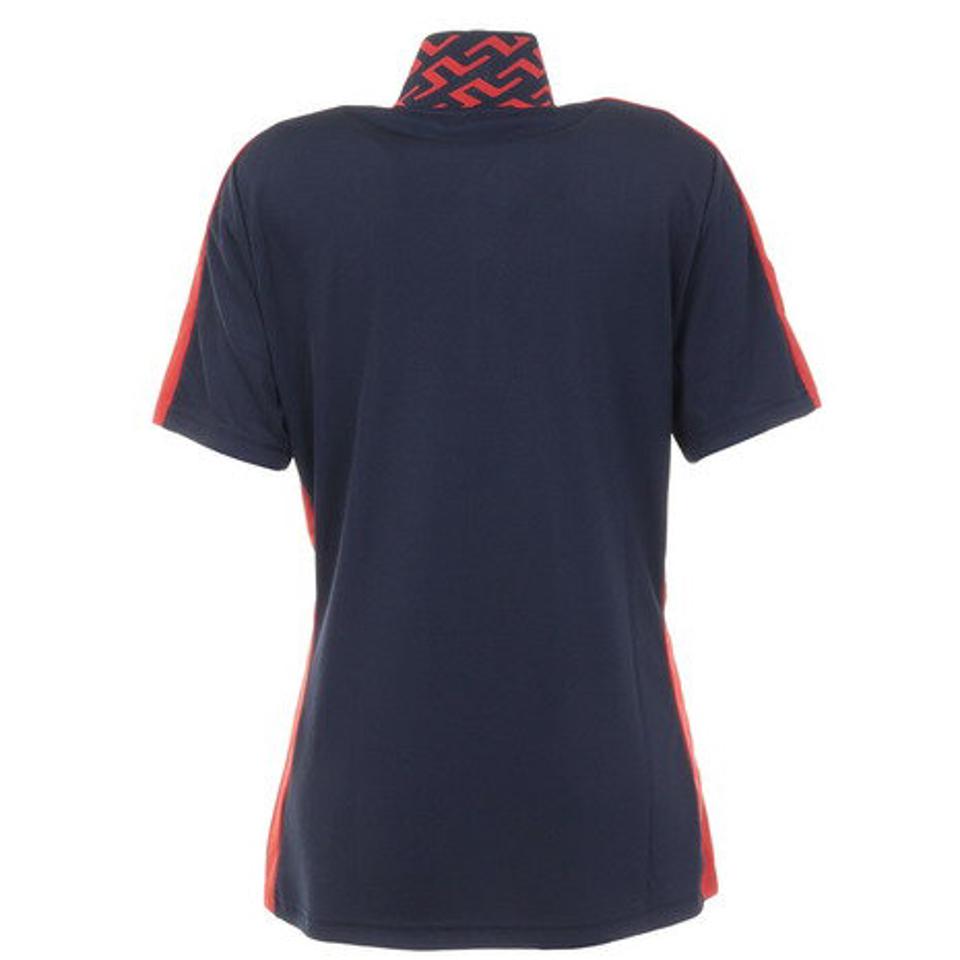 JLINDEBERG（レディース）ゴルフウェア ストレッチ 吸汗速乾 快適 ハイネック 半袖ポロシャツ 072-26346