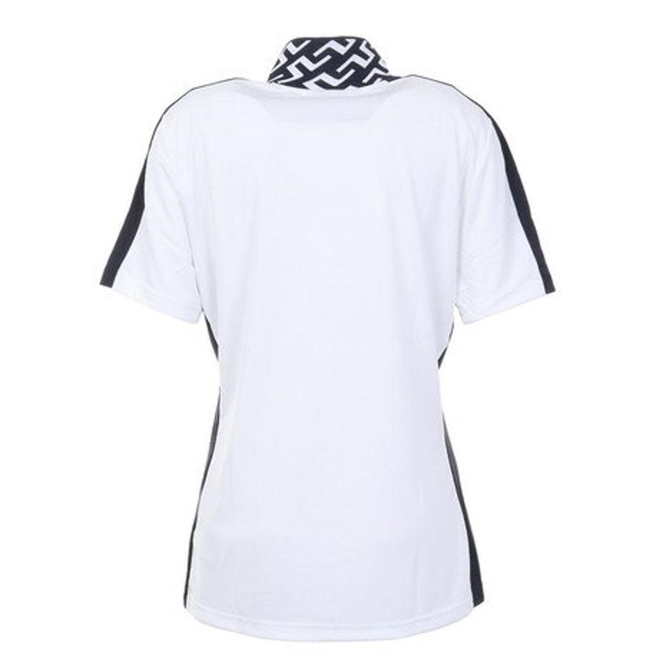 J.LINDEBERG ゴルフウェア 吸汗速乾 ドライ 快適♪ ハイネック 半袖ポロシャツ 072-26346-004 （レディース）