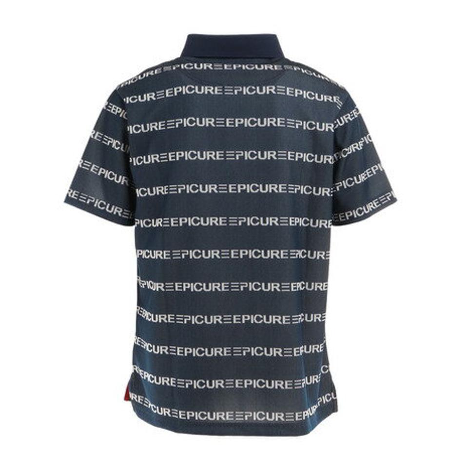 【5/15限定 エントリー＆3点以上ご購入でP最大10倍】エピキュール（epicure） ゴルフウェア 春夏 吸汗速乾 UVカット ロゴジャガード 半袖ポロシャツ 151-26340-098 （メンズ）