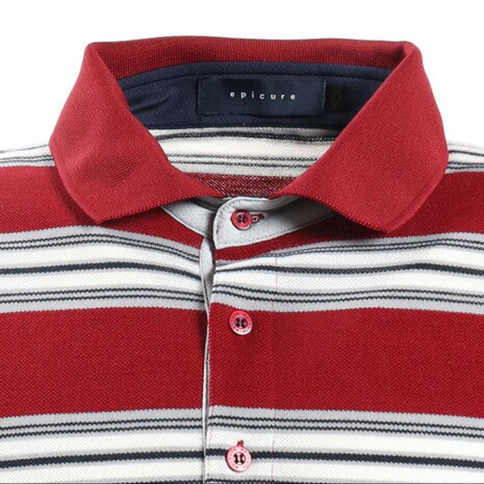 エピキュール（epicure） ゴルフ ポロシャツ メンズ バスクボーダーポロシャツ 151-22340-064 （メンズ）