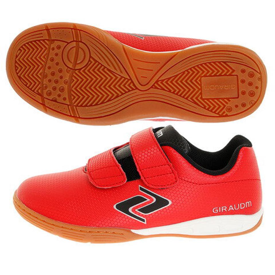 ジローム（GIRAUDM） ジュニア フットサル インドア 750GM0SY9323 RED サッカーシューズ トレシュー 屋内 室内 （キッズ）
