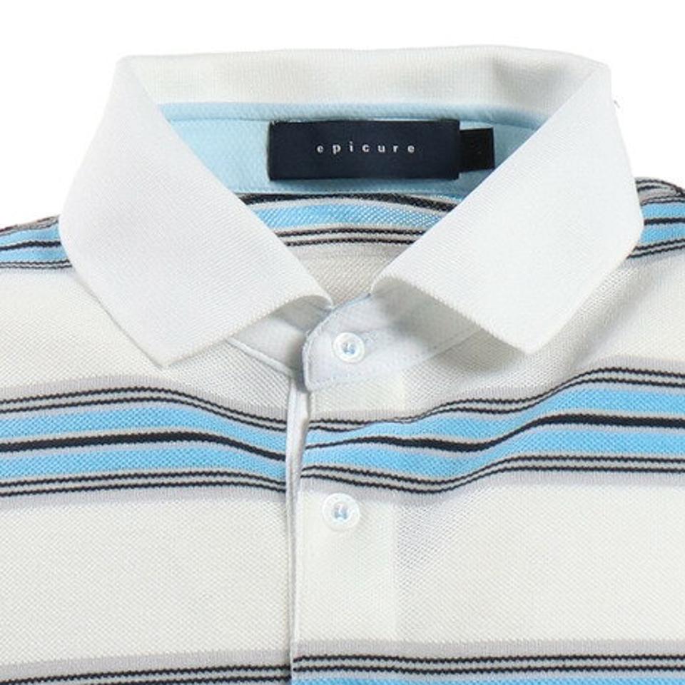 エピキュール（epicure） ゴルフ ポロシャツ メンズ バスクボーダーポロシャツ 151-22340-004 （メンズ）