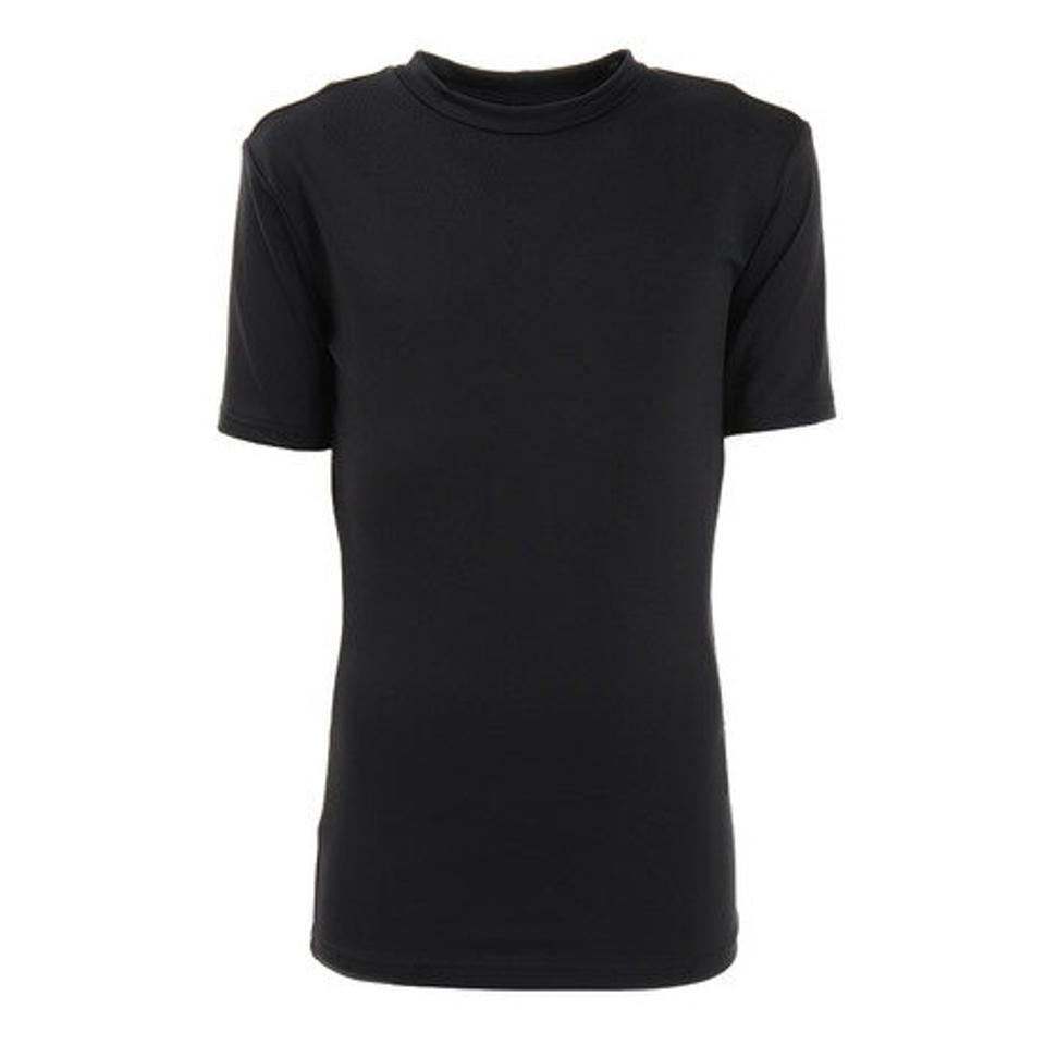 エックスティーエス（XTS）（キッズ）野球 アンダーシャツ 半袖 ジュニア ストレッチ クルーネック インナー シャツ 724G6ES4198 黒