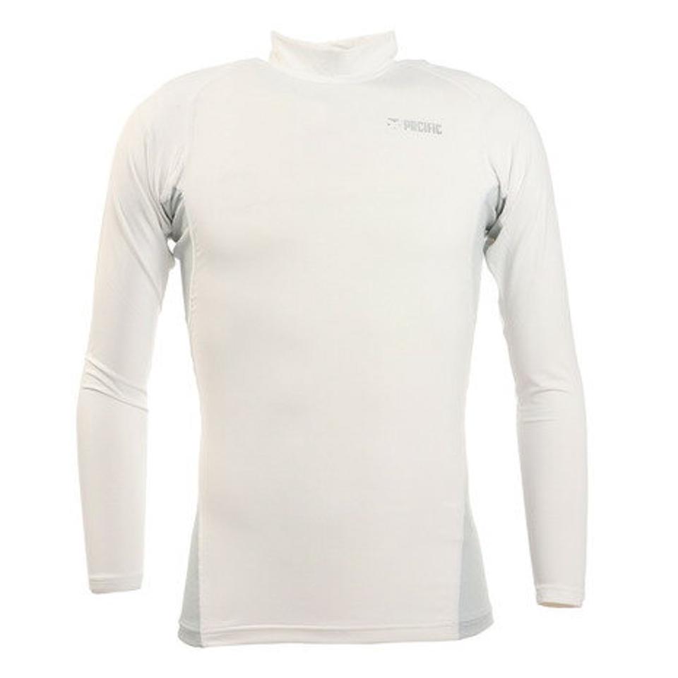 【5/15限定 エントリー＆3点以上ご購入でP最大10倍】【ポイント15倍】パシフィック（PACIFIC） テニス ドライプラス SH メッシュコンプレッション シャツ PT20SM091WHT （メンズ）