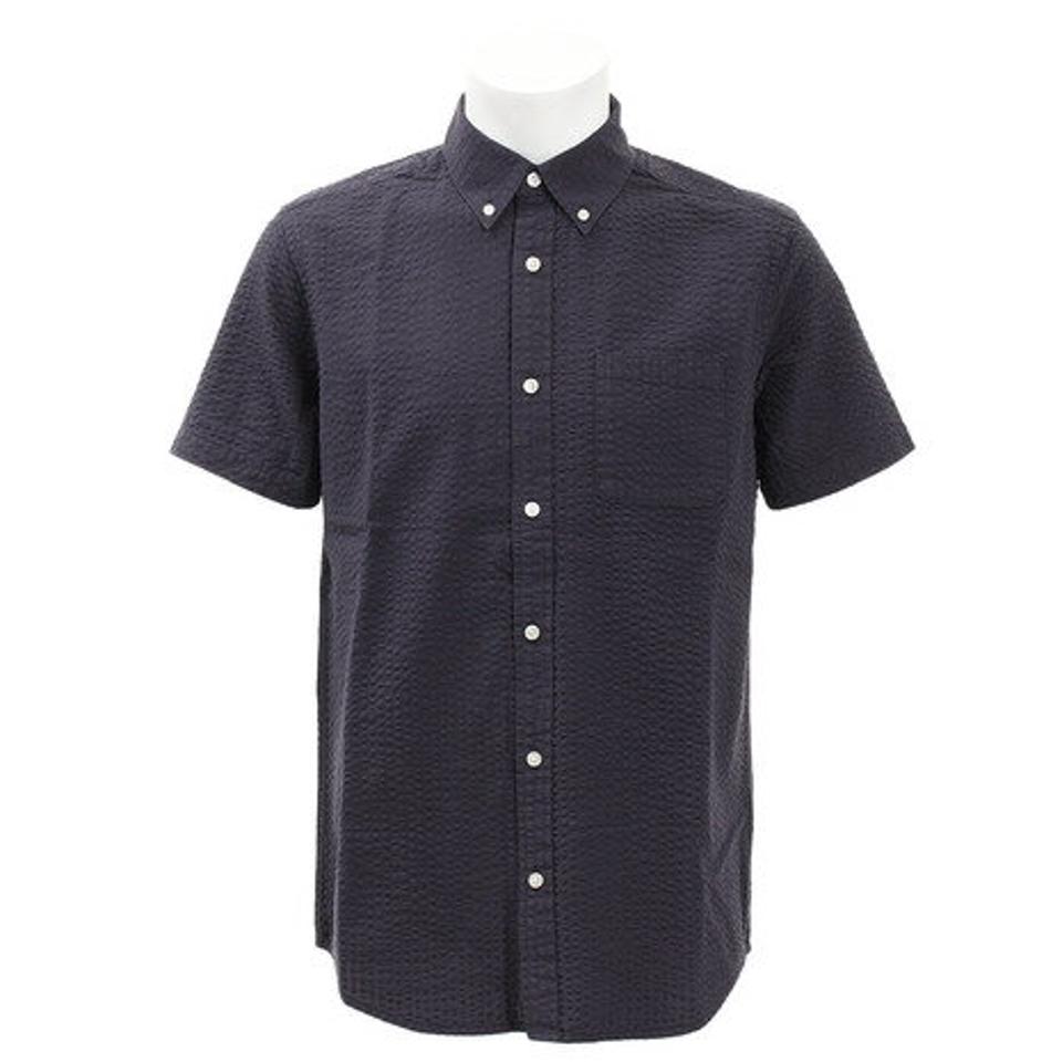 エーシーピージー（ACPG） シアサッカー半袖シャツ 871PA9EG6332NVY オンライン価格 （メンズ）