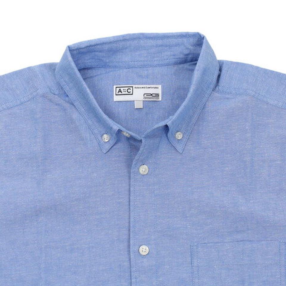 エーシーピージー（ACPG） リネン半袖シャツ 871PA9EG6331SAX オンライン価格 （メンズ）