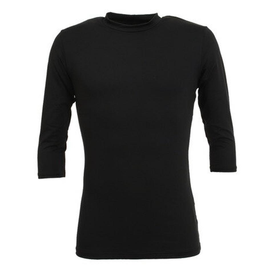 エックスティーエス（XTS）（メンズ）ストレッチ丸首7分袖アンダーシャツ 723G6ES4169 BLK