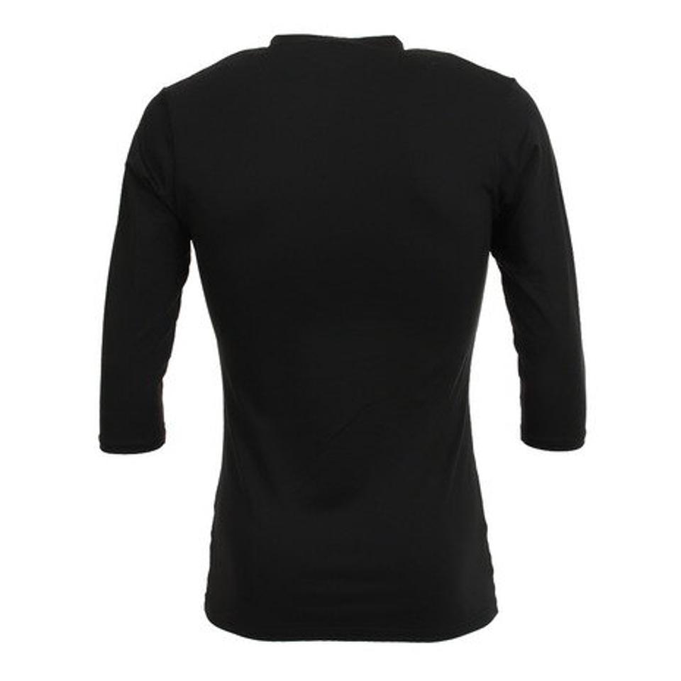 エックスティーエス（XTS）（メンズ）ストレッチ丸首7分袖アンダーシャツ 723G6ES4169 BLK