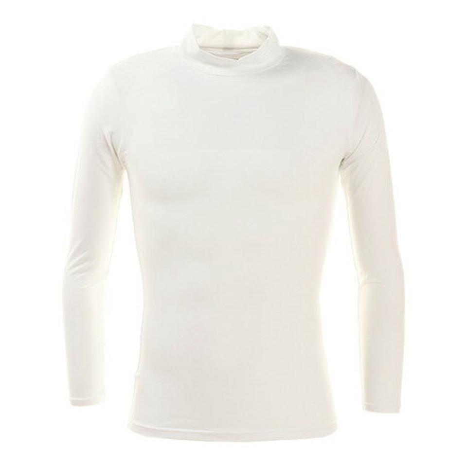 エックスティーエス（XTS）（メンズ）野球 アンダーシャツ ストレッチ ハイネック 長袖 インナー シャツ 723G6ES4166 白