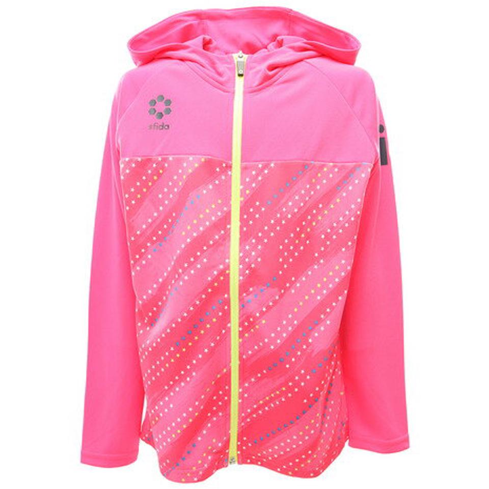 スフィーダ(SFIDA) ガールズ ジップパーカー XA-20S12G PNK (キッズ)