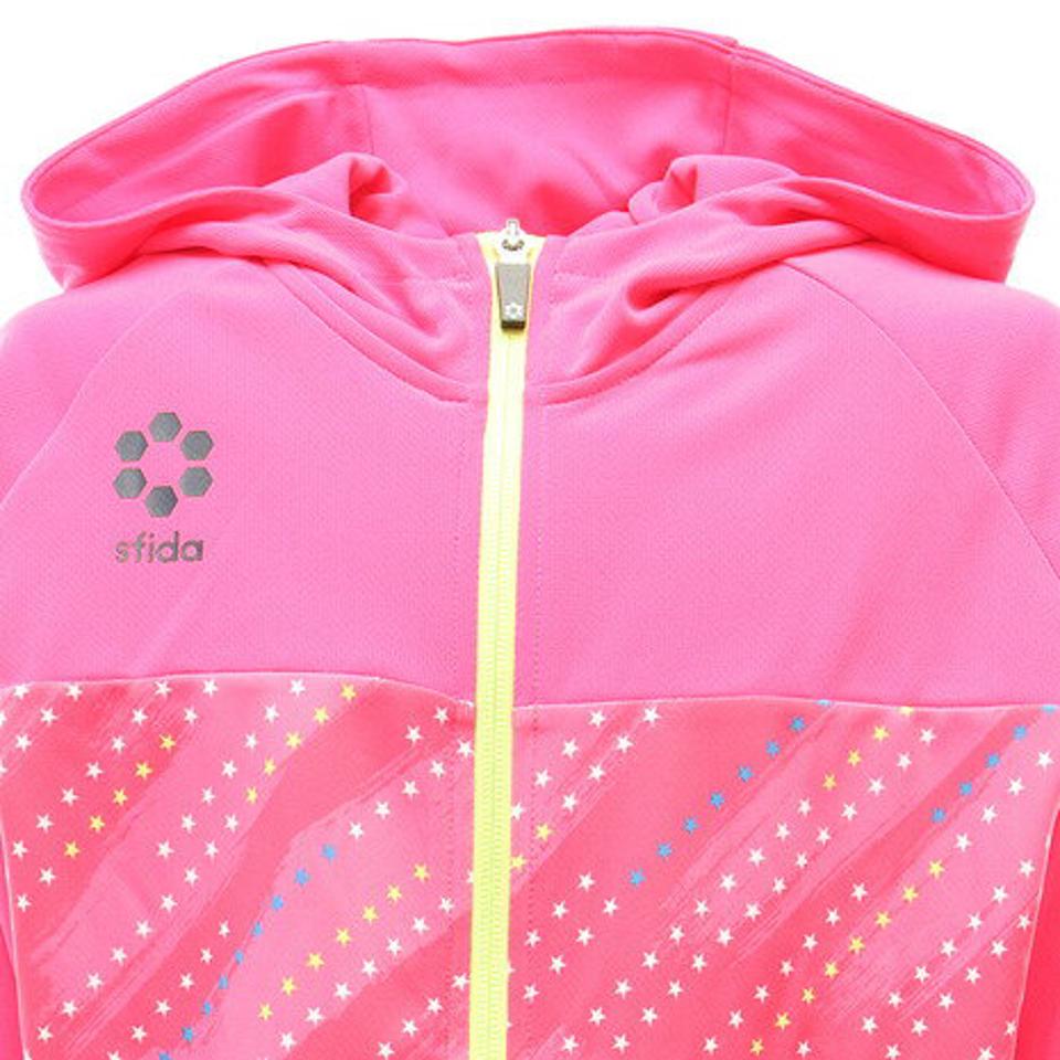 スフィーダ(SFIDA) ガールズ ジップパーカー XA-20S12G PNK (キッズ)