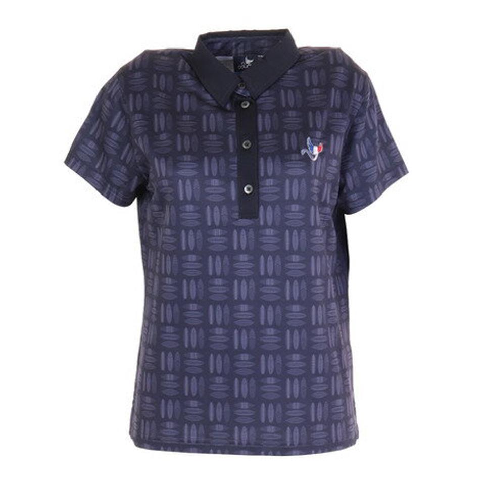 クランク（CLUNK）（レディース） ゴルフウェア クールサーフ柄ポロシャツ CL5KUG14