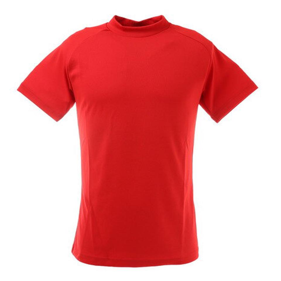 エックスティーエス（XTS）（メンズ）野球 アンダーシャツ ドライプラスアンダーハイネック半袖シャツ 723G8ES2907 RED.