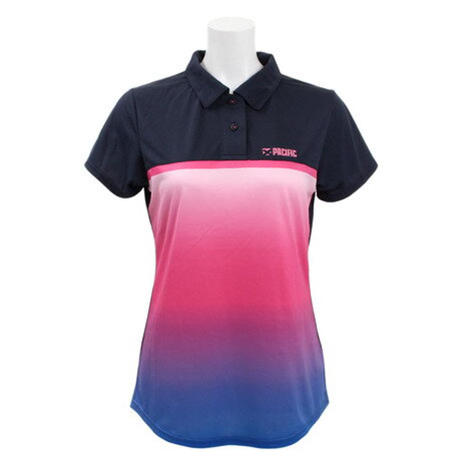 パシフィック（PACIFIC） テニス ドライプラス CAゲームポロ PT19SW412 NVY （レディース）