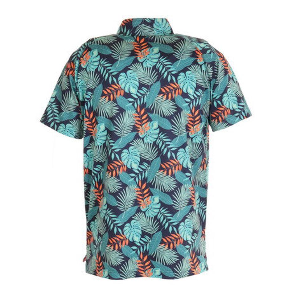 クランク（CLUNK）（メンズ） ゴルフウェア 冷感ボタニカル柄ポロシャツ CL5KTG10