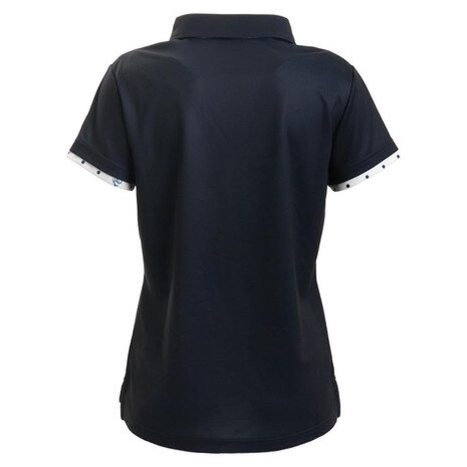 クランク（CLUNK） ゴルフウェア 半袖ポロシャツ CL5HUG12 NVY （レディース）