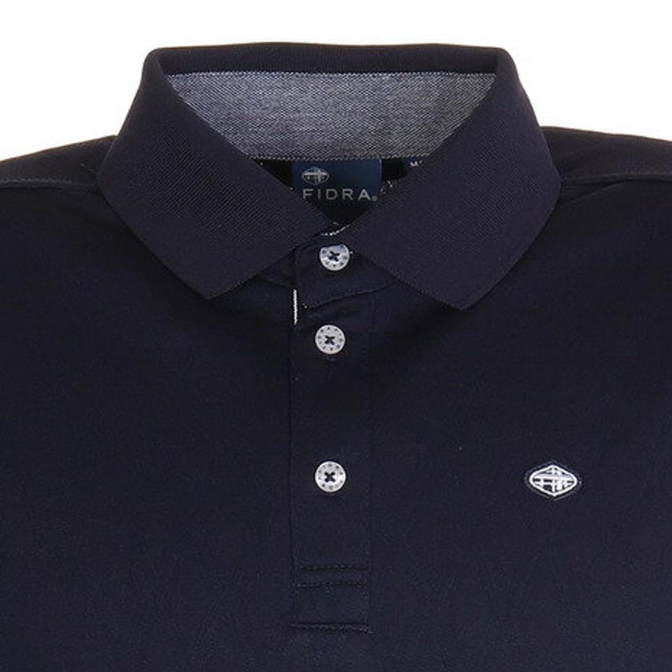 フィドラ（FIDRA）（メンズ）ゴルフウェア 吸水 速乾 ジャカード ポロシャツ FD5KTG21 NVY