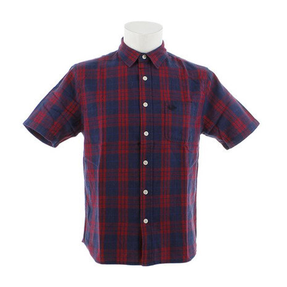 エルケクス（ELKEX） 半袖 シャツ メンズ チェック 863EK9CG9421 NVY/RED オンライン価格 （メンズ）