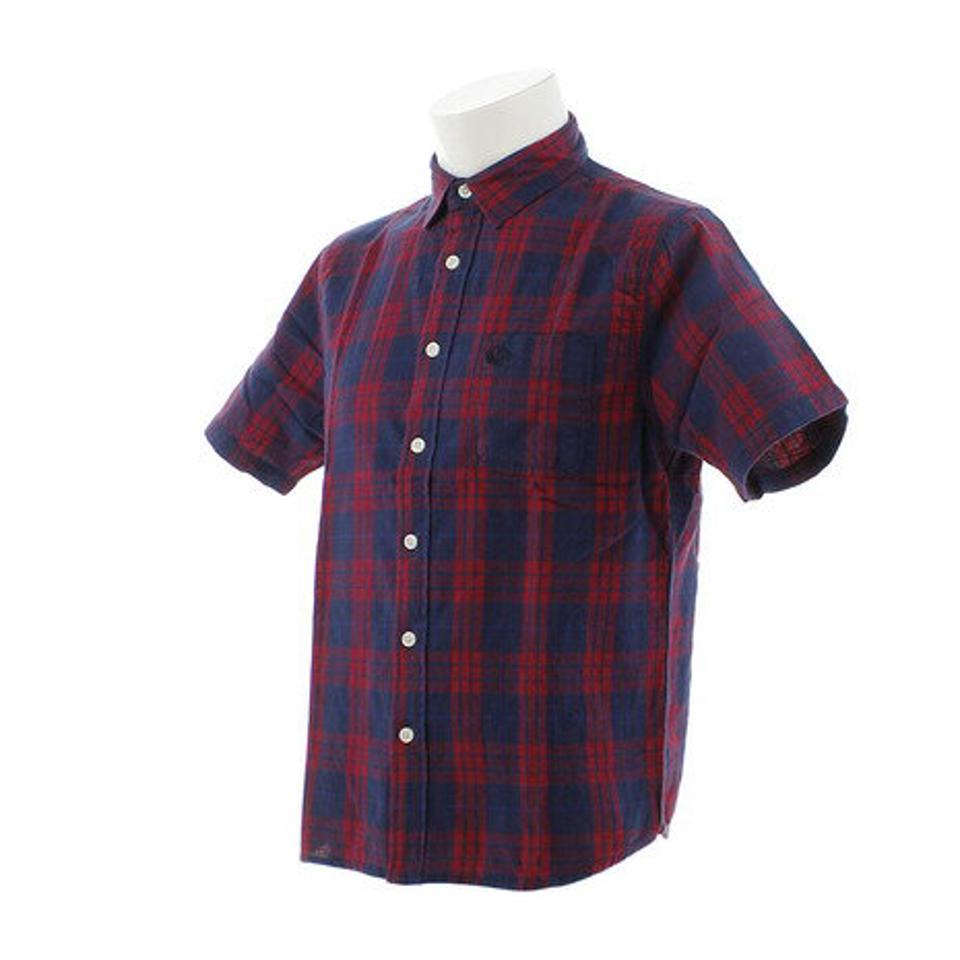 エルケクス（ELKEX） 半袖 シャツ メンズ チェック 863EK9CG9421 NVY/RED オンライン価格 （メンズ）