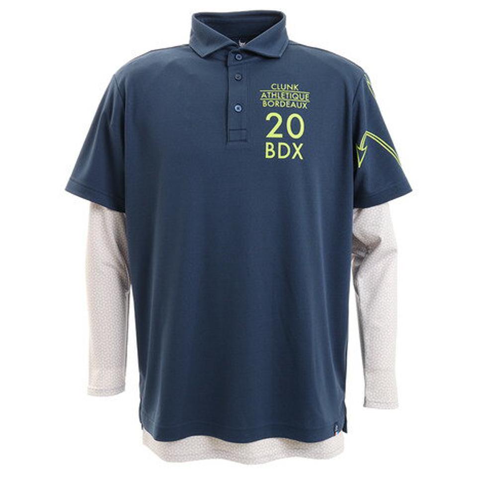 クランク（CLUNK） ゴルフウェア ポロシャツ メンズ 秋冬 アンダーセット長袖ポロシャツ CL5HTG06 NVY （メンズ）
