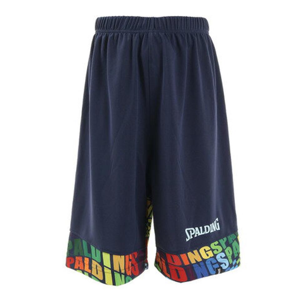 スポルディング(SPALDING) バスケットボールウェア ジュニア プラクティスパンツ オプティカルレインボー SJP211650NV (キッズ)