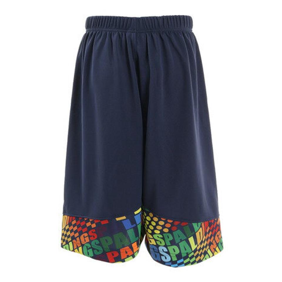 スポルディング(SPALDING) バスケットボールウェア ジュニア プラクティスパンツ オプティカルレインボー SJP211650NV (キッズ)