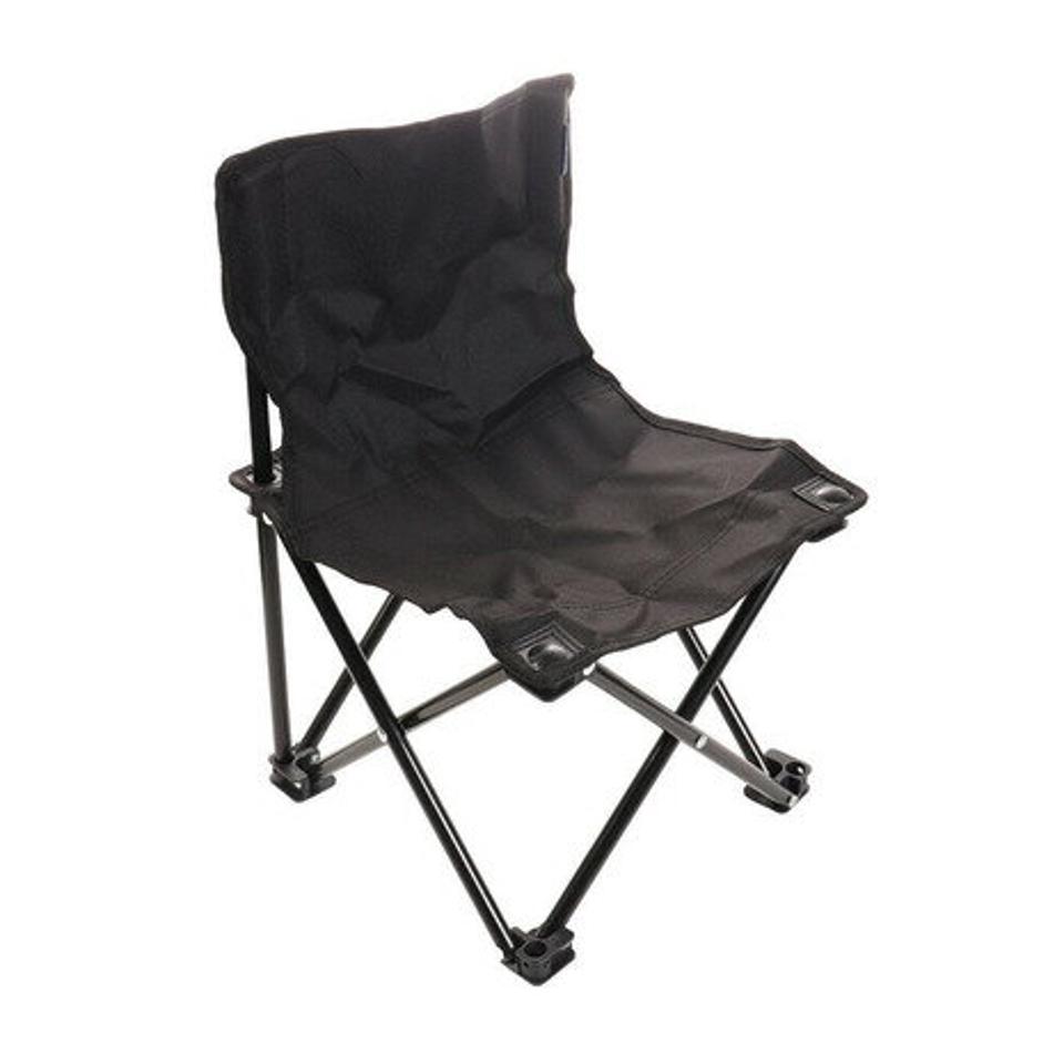 【10/10 24h限定エントリー＆対象4店舗買い回りで最大P10倍！】ホールアース（Whole Earth） 折りたたみ HAPPY TIME チェア WE23DC30 BLK スチール 黒 ブラック