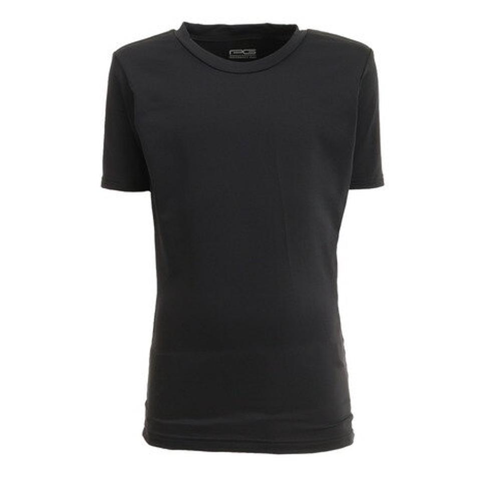 パフォーマンスギア（PG） サッカーウェア ジュニア ストレッチ丸首半袖シャツ 742PG9ES4535 BLK （キッズ）