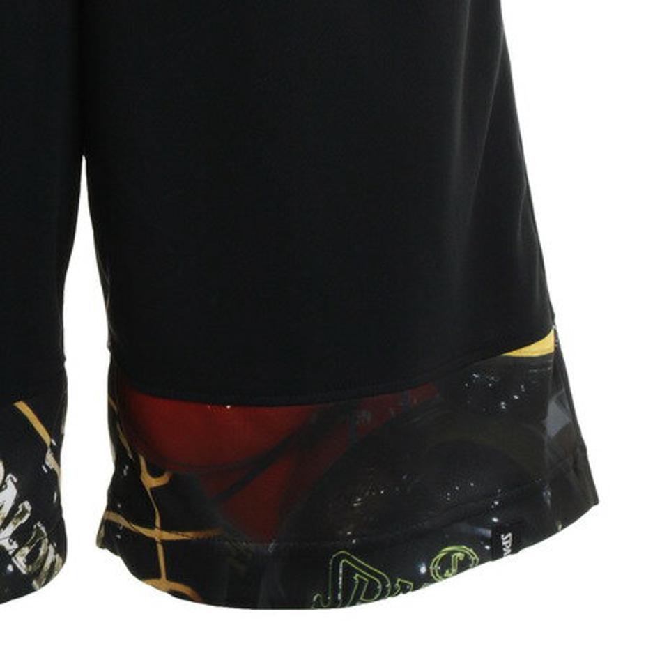 【5/15限定 エントリー&3点以上ご購入でP最大10倍】スポルディング(SPALDING) プラクティスパンツ ブラックボール SMP203190 【バスケットボール ハーフパンツ 練習着 メンズ】 (メンズ)