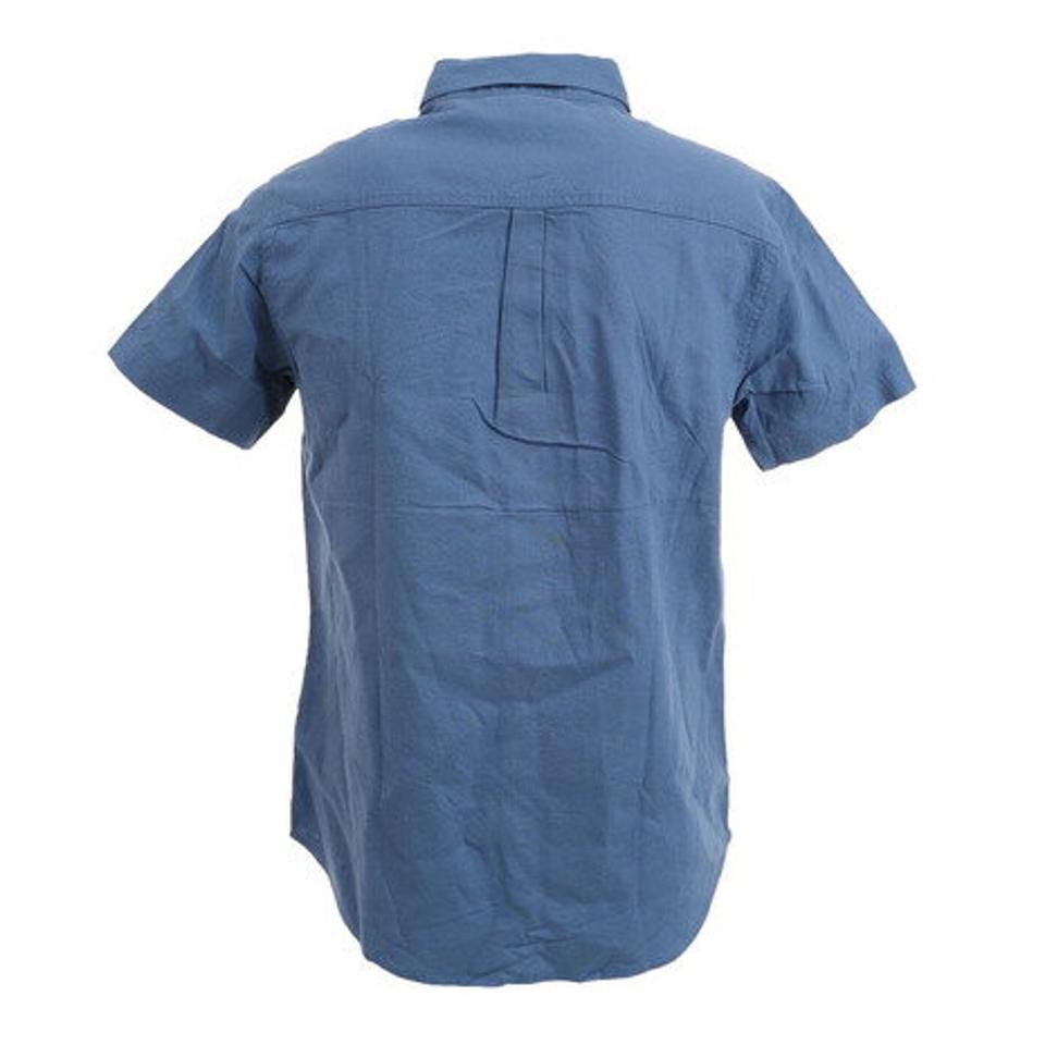 パフォーマンスギア（PG）（メンズ）リネンミックスシャツ 871PA1CG6315BLU