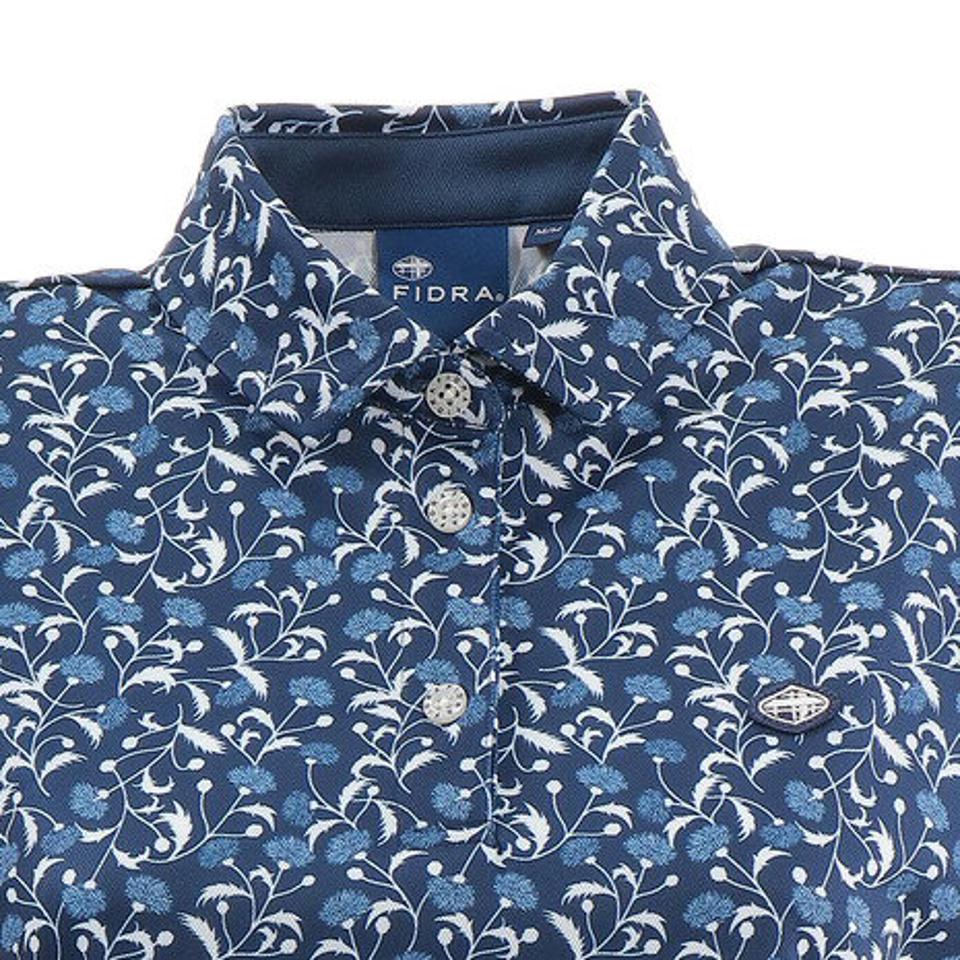 フィドラ（FIDRA） ゴルフ ポロシャツ レディース フラワーポロシャツ FD5HUP50 NVY （レディース）