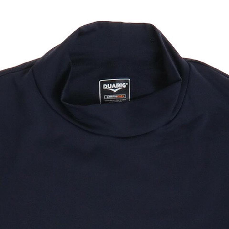 デュアリグ（DUARIG） サッカー ウェア メンズ ストレッチハイネックシャツ 741D6ES5389 NVY インナー アンダー シャツ 長袖 （メンズ）