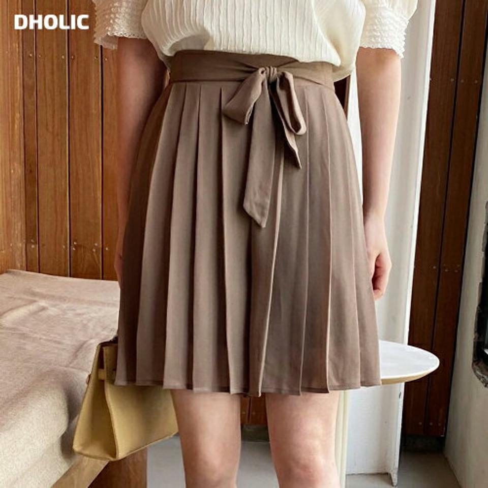 リボンプリーツワイドショートパンツ・全2色・b66690 レディース 【pt】パンツ ズボン ショートパンツ 短パン ショーパン ワイドパンツ プリーツ スカンツ 単色 無地 シンプル シフォン ハイウエスト 体型カバー 春 夏 韓国ファッション