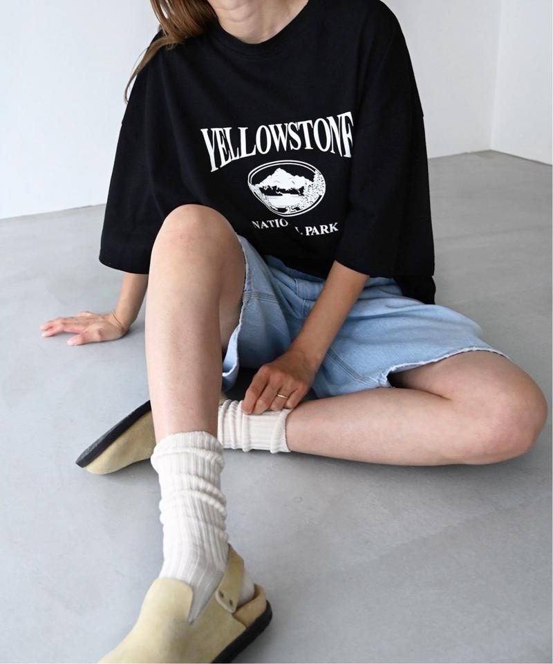 El mar(エルマール) "YELLOWSTONE"半袖Tシャツ（El mar）