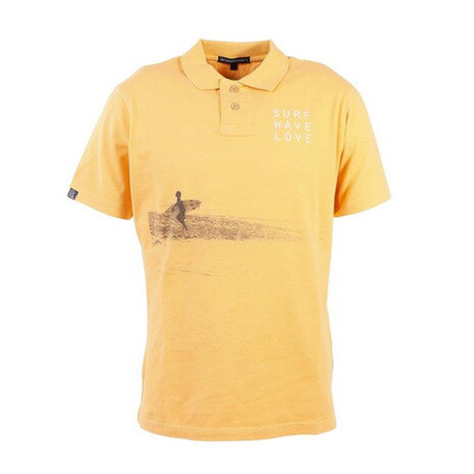 ROSASEN ゴルフウェア フォトプリントポロシャツ 044-22445-035 （メンズ）