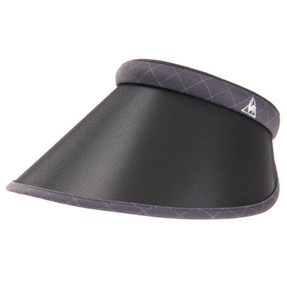 ルコック スポルティフ（Lecoq Sportif） 帽子 レディース UV サンバイザー クリップバイザー QMCPJC10 BLK 日よけ （レディース）