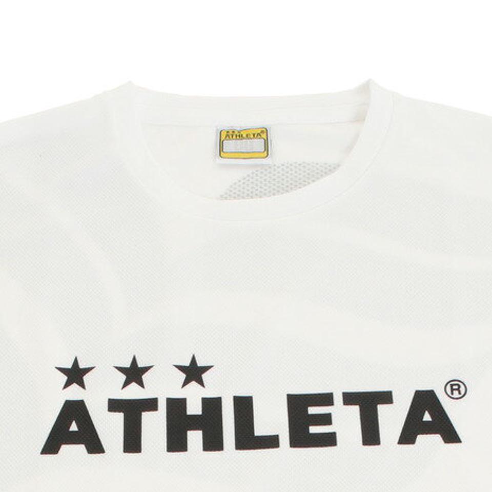 アスレタ（ATHLETA） サッカー ウェア 半袖 ジュニア プラクティスシャツ 2331J WHT フットサルウェア （キッズ）