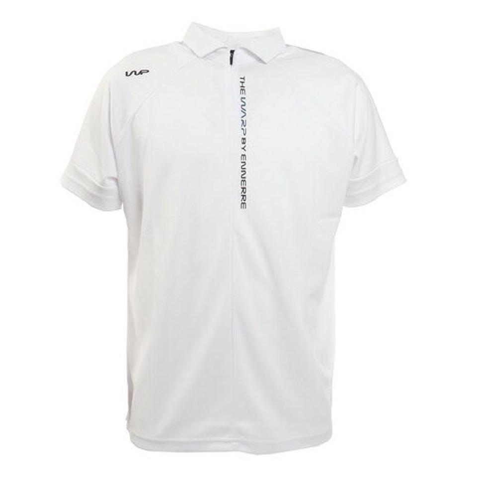 ザ・ワープ・バイ・エネーレ（The Warp By Ennerre）（メンズ）ゴルフウェア 吸水 速乾 ワープフレックス メッシュポロシャツ WB5KTG13 WHT